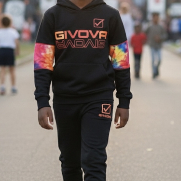 Combinaison-sweat à capuche unisexe pour enfants GIVOVA