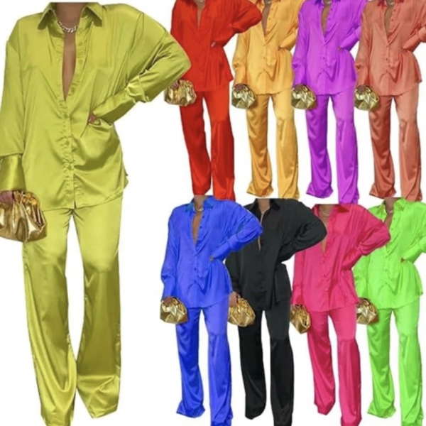 Ensemble décontracté ample et multicolore Fulbant pour femme