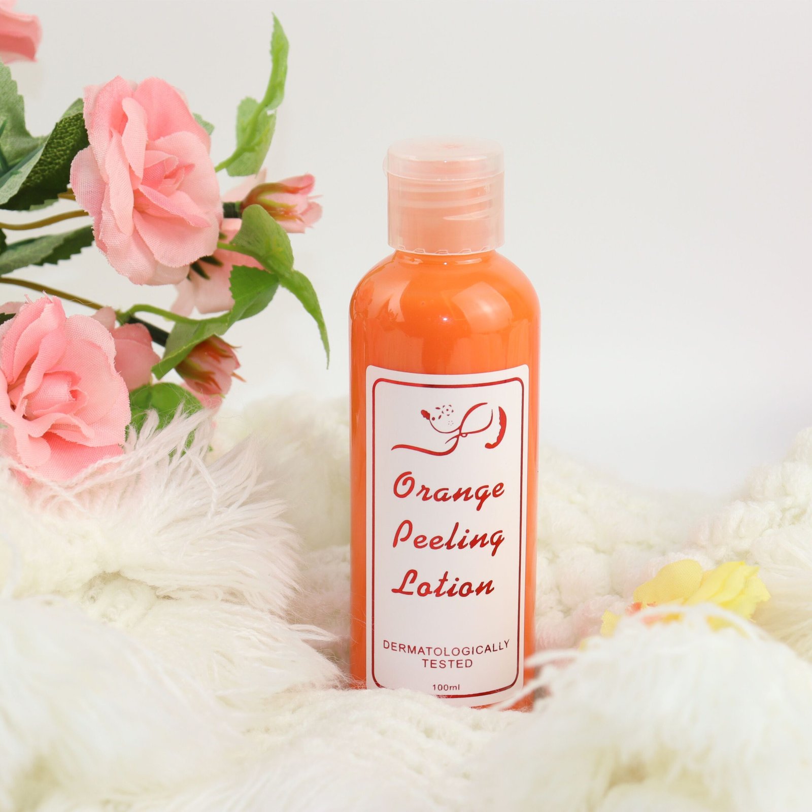Lotion Pour Le Corps Éclaircissant Bio Orange Peeling Lotion Produit De Soins De La Peau – Image 3