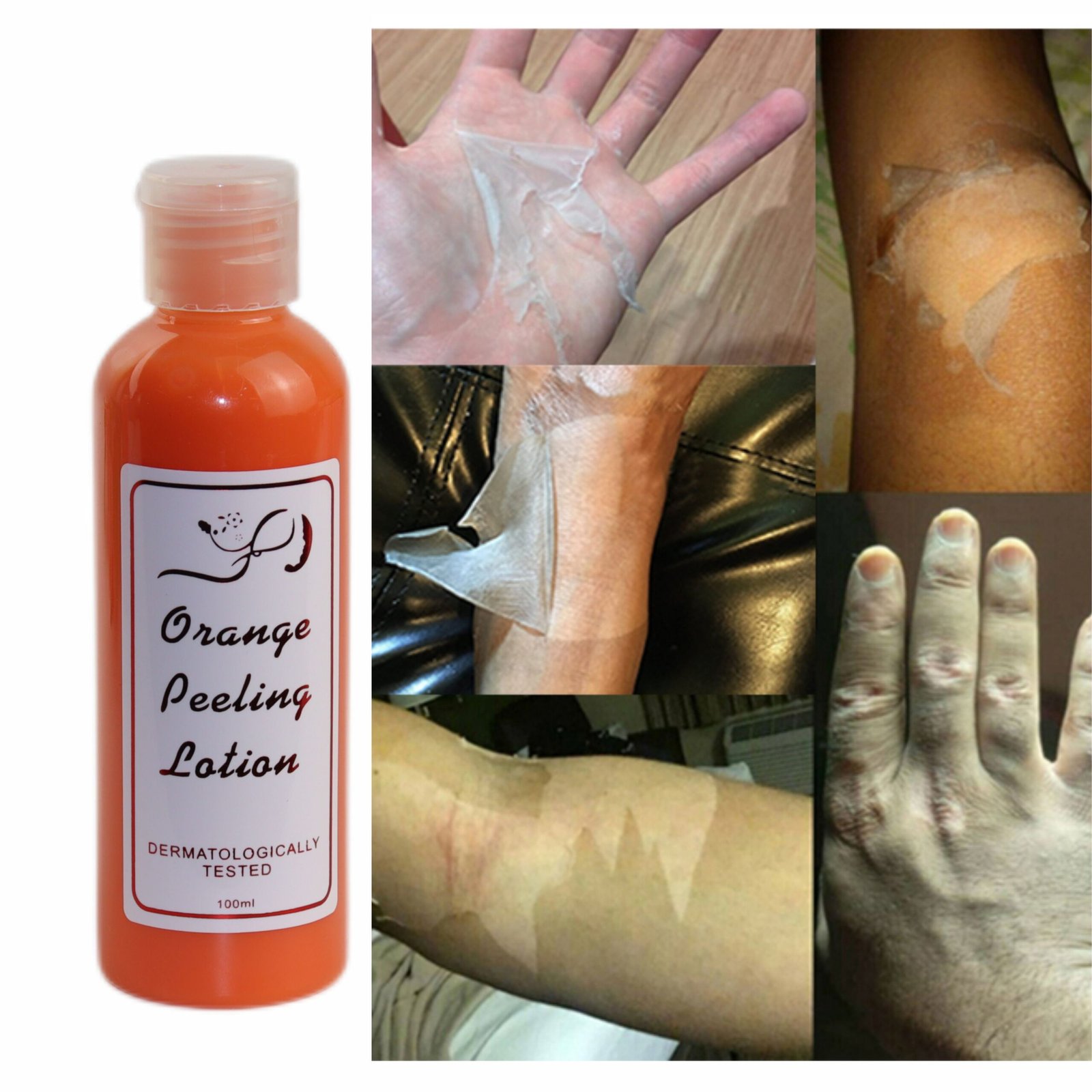 Lotion Pour Le Corps Éclaircissant Bio Orange Peeling Lotion Produit De Soins De La Peau – Image 6