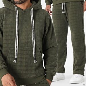 Ensemble De Survêtement 8AB Vert Kaki