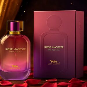 Parfum rose majesté de loui Martin