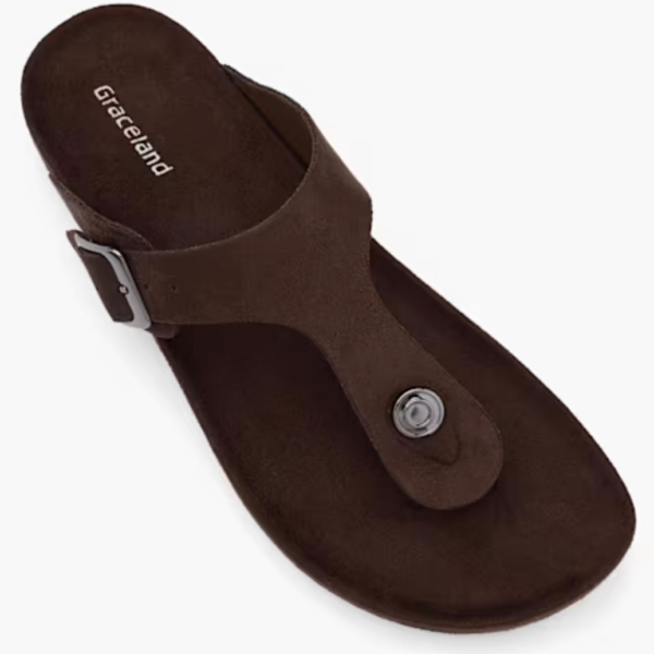 Sandales haut de gamme en cuir imprimé léopard, à double bride