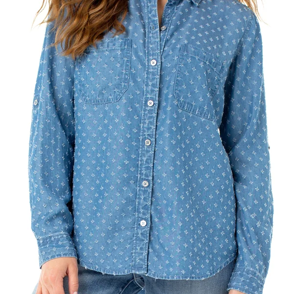 Chemise à languette enroulable Clip Dot (Copie)