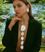 Ensemble de bijoux argentés