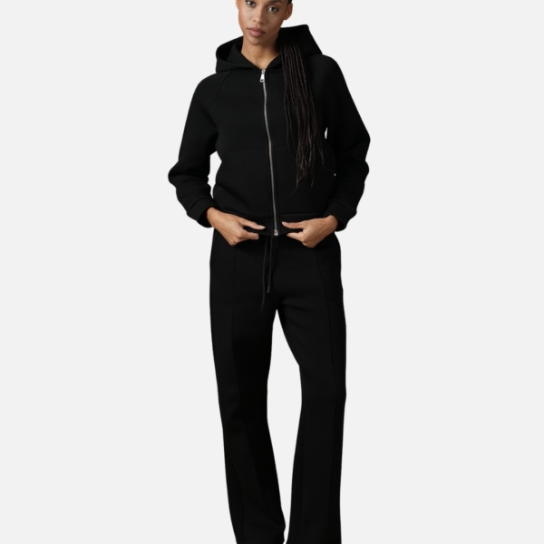 SURVÊTEMENT BASIC FEMME – VESTE À CAPUCHE ET PANTALON JOGGING