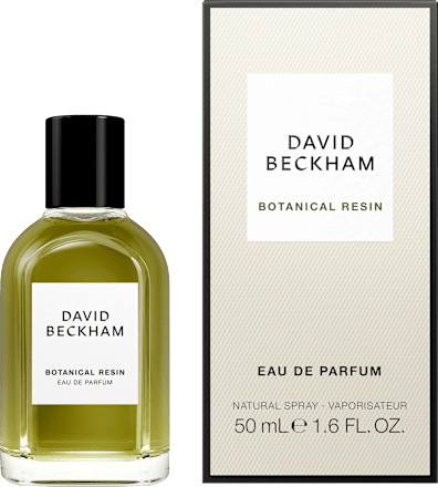 David Beckham Collection, Botanical Resin, Eau de Parfum pour homme, épicé et ambré – Parfum pour homme, 50 ml