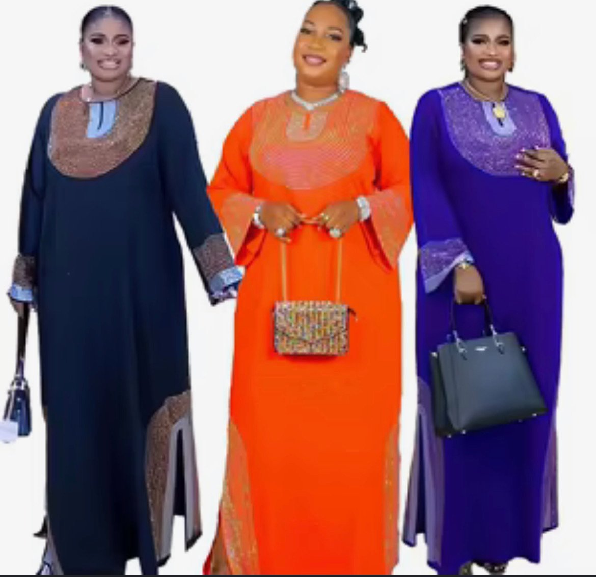 Nouvelles robes africaines mode long kimono strass enduit africain traditionnel cape africaine robe africaine vêtements africains robe femme africaine