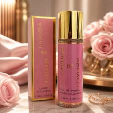 Il s'agit d'une bouteille de 35 ml de Laxuria par Luxury Eau de Parfum