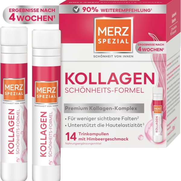 Ampoules de beauté au collagène