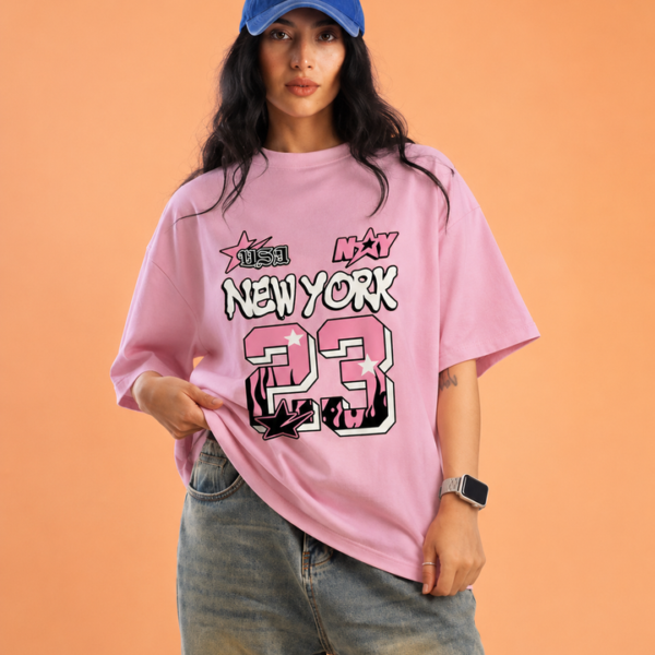 T-SHIRT SURDIMENSIONNÉ POUR FEMME  taille standard