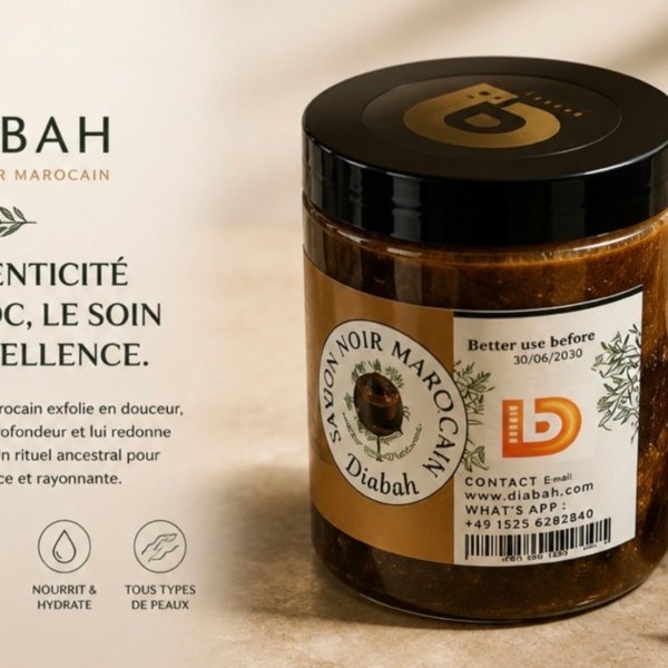Diabah Savon Noir Marocain 250 ml