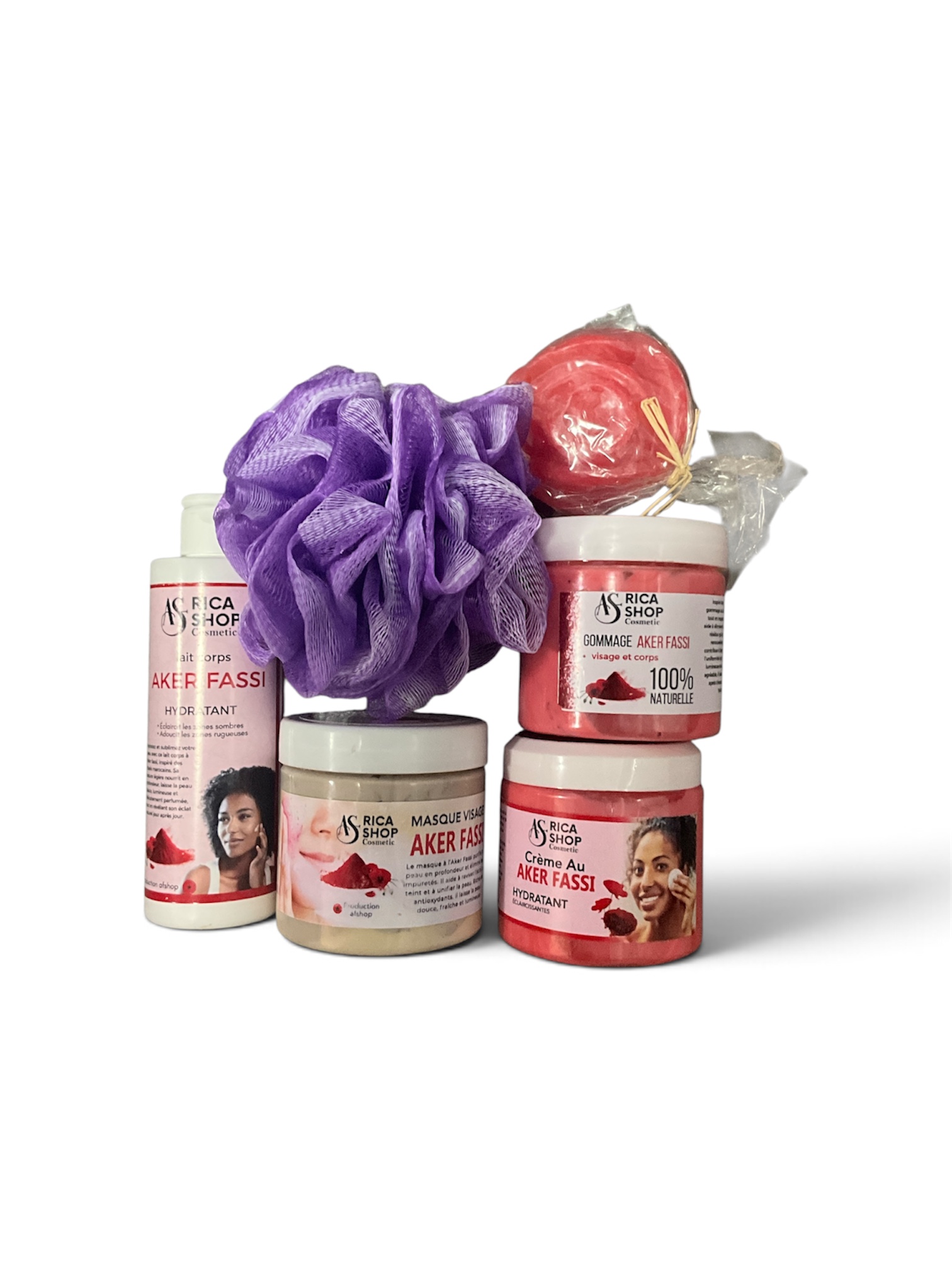 Gamme glow composé de (crème, masque,gommage, savon,lait corps) . – Image 7