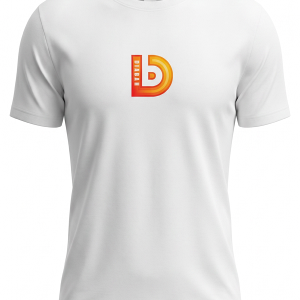 T-shirt marque diabah unisexe basique