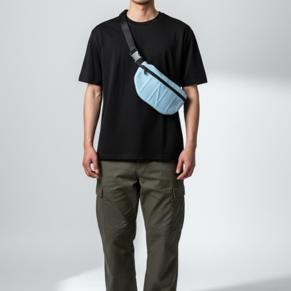 Sac banane en peluche homme
